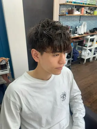 パーマ メンズ アソビ　元町店所属・メンズパーマ✨ メンズカット聖のヘアスタイル