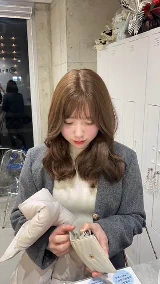 ミディアム KANNA🩵 /nico心斎橋のヘアスタイル