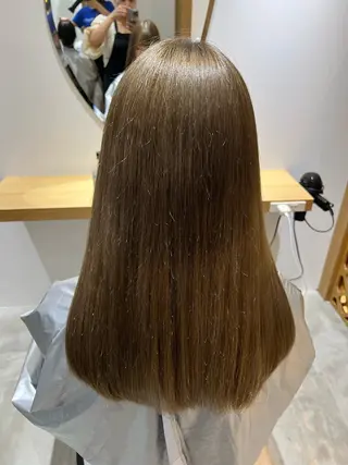 ロング カラー 周りと差のつくハイト ーン🥣AZUKIのヘアスタイル