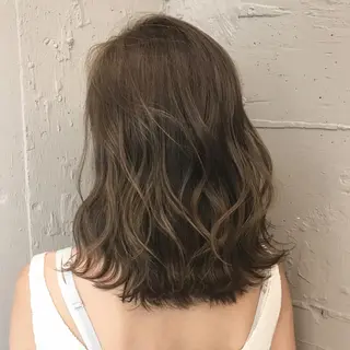 セミロング 縮毛矯正 髪質改善寺坂雄飛💐のヘアスタイル