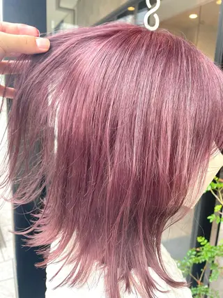 ミディアム カラー レイヤー職人 横浜/似合わせ/秋山のヘアスタイル