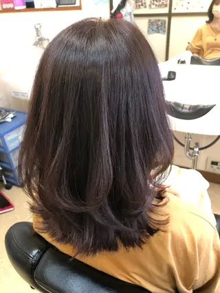 ミディアム カラー 石塚 浩のヘアスタイル