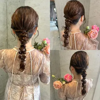 ロング ヘアアレンジ 美髪× ヘアセット✨Araiのヘアスタイル