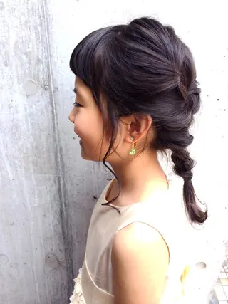 ヘアアレンジ キッズ キノシタ マユのヘアスタイル