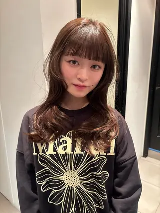 カラー rizu🤎/ ボブ /ブラウンカラーのヘアスタイル