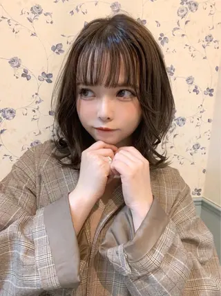 ミディアム カラー 髪質改善☆ 縮毛矯正miyuのヘアスタイル