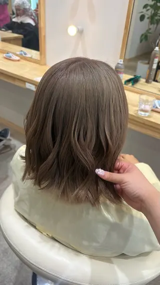 ミディアム カラー ハイトーン/ブリーチ .⋆𝜗𝜚BoN♡のヘアスタイル