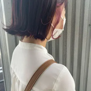 セミロング カラー パーマ ヘアアレンジ メンズ キッズ ネイル マツエク・マツパ 髪質改善🫧ベージュ 椙山 響のヘアスタイル