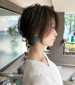 ショート 艶カラー/ヘアセット 着付け　ふうか　渋谷のヘアスタイル