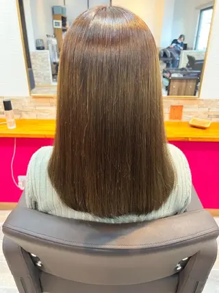 ロング ヘアカラー&縮毛矯正 STAR☆RIVERのヘアスタイル