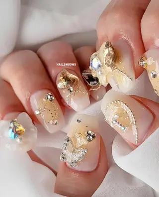 ネイル 3dパーツ/流行り 👧shushu❤️のネイルデザイン