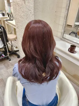 ロング カラー カラー職人 なかもと たつひろのヘアスタイル