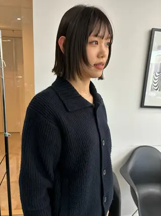 ショート 縮毛/パーマ/カラー LUVISM佐藤里咲のヘアスタイル