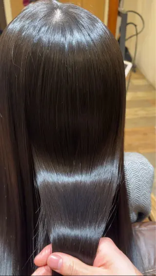 ロング ブリーチ無しカラー/ 美髪改善💠てんゆうのヘアスタイル