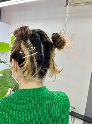 ヘアアレンジ オノ アカネのヘアスタイル
