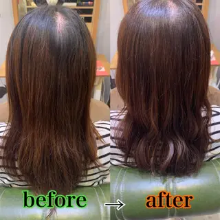 セミロング 🦋ふくい あやの🦋のヘアスタイル