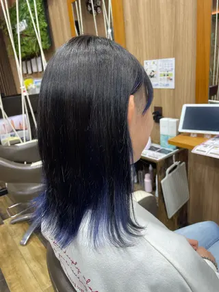 ミディアム カラー 山際勇策 /岐阜美容師のヘアスタイル