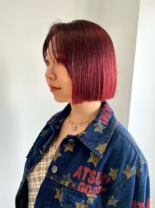 ミディアム カラー ヘアアレンジ 🎀suzuna 透明感colorのヘアスタイル