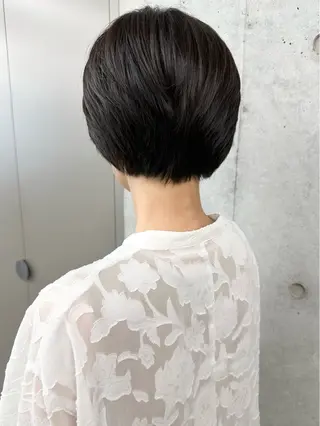 ショート ボブ/ゆるふわ ボブパーマ/とういのヘアスタイル