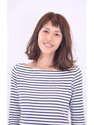 ミディアム カラー 🔸縮毛矯正🔸 カソリ　ナユタのヘアスタイル