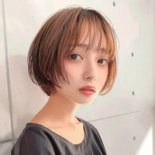 ショート ハガ コトコのヘアスタイル