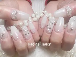 ネイル kao nail マグネット/長さだしのネイルデザイン
