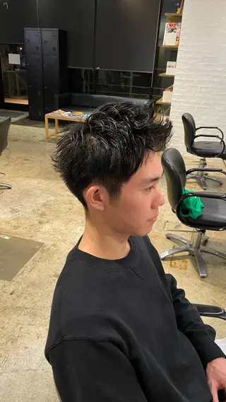 ショート メンズカット 髙橋創のヘアスタイル