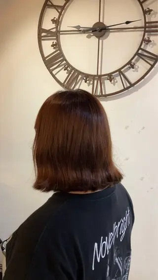 ミディアム カラー 伊橋 沙里のヘアスタイル