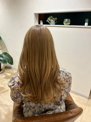 ロング 本郷 豊のヘアスタイル