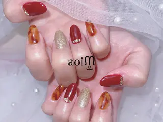 ネイル 葵うさぎ AIのネイルデザイン