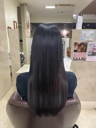 ロング パーマ 縮毛・酸性ストレート 特化のヘアスタイル