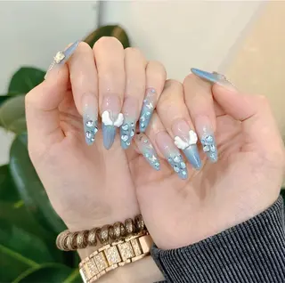 ネイル 波 なみのネイルデザイン