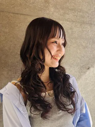 セミロング 【公式】amble luxe池袋東口🩷のヘアスタイル