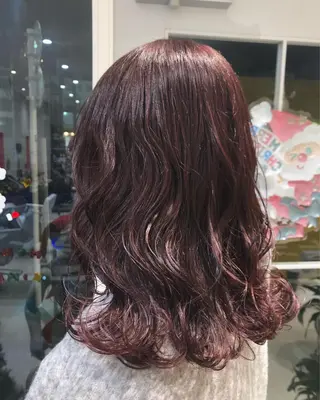 ロング カラー sano sayakaのヘアスタイル