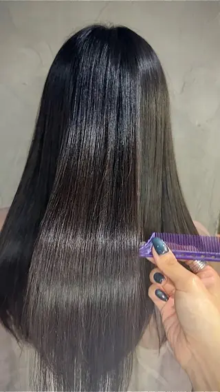 ロング ウルフ レイヤー パーマ🪐MANAのヘアスタイル