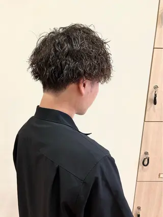 ショート パーマ メンズ ミ ユのヘアスタイル