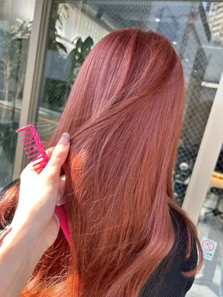 ミディアム カラー 🌷横浜/レイヤー /艶カラー🌷のヘアスタイル