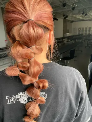 ロング カラー 竹内 柚子のヘアスタイル