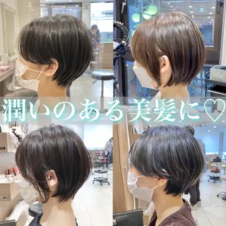 ショート カラー 横山 直輝のヘアスタイル