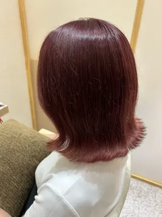 ミディアム カラー Yamamoto 半個室美容室zinaのヘアスタイル