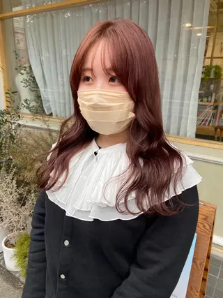 ロング カラー ヘアアレンジ merc.🌿💚 八幡真衣のヘアスタイル