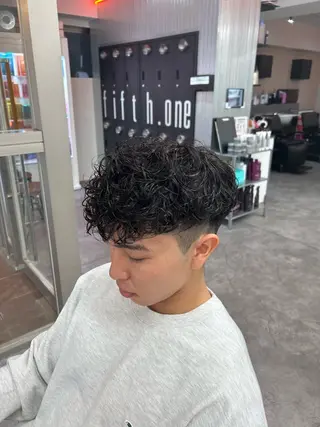 ショート カラー パーマ メンズ 🔥漢髪特化メンズ マネージャーYUKIのヘアスタイル
