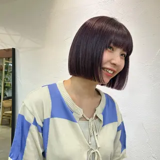 ショート カラー じゅわっと暖色カラー 🍊Moemiのヘアスタイル