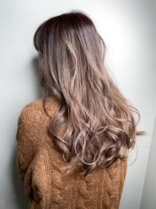 セミロング カラー パーマ ヘアアレンジ メンズ キッズ ネイル マツエク・マツパ 新宿駅近♡友達とOK 🦋W -ワット -のヘアスタイル