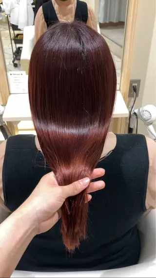 ロング カラー 久野紗愛 【髪質改善　艶髪】のヘアスタイル