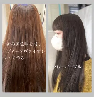 カラー 佐藤 沙也輝のヘアスタイル