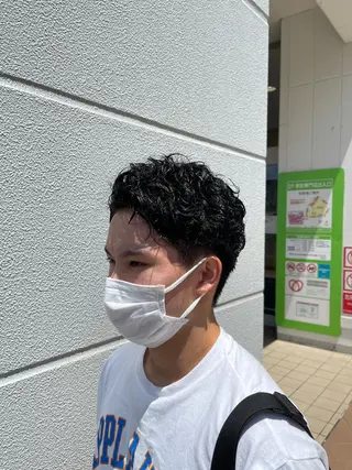 パーマ メンズ 髪質改善専門サロン/ 透明感カラー齊藤謙介のヘアスタイル
