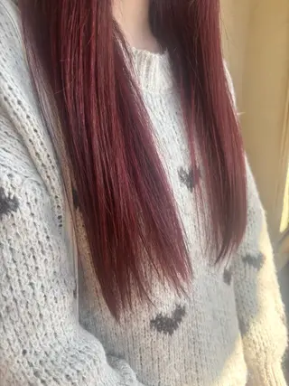 ロング カラー ルプラボウ 石黒よう子のヘアスタイル