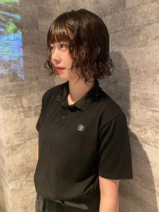 ショート カラー パーマ mai / linoah˚✧のヘアスタイル