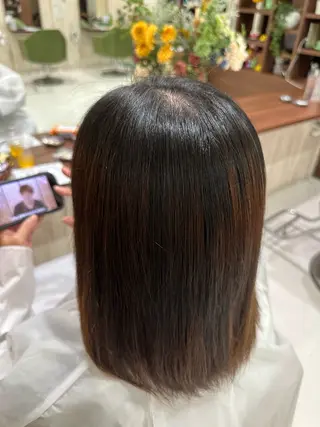 ミディアム 森田 美帆のヘアスタイル